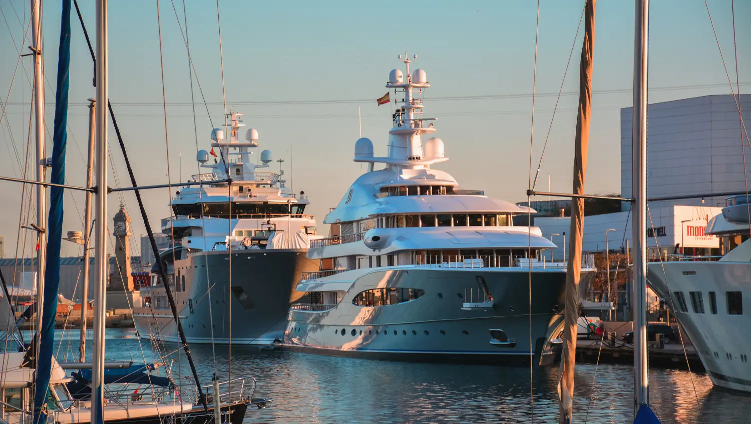 broker showing yacht for sale marina del rey los angeles